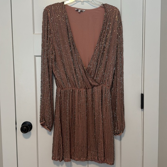 Karina Grimaldi Garda beaded mini dress - Picture 5 of 14